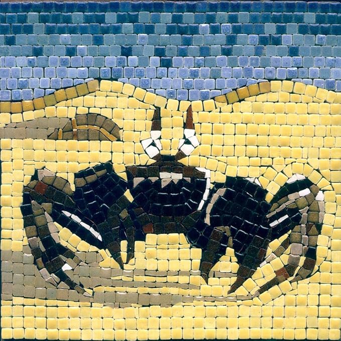 diy 马赛克艺术套件 5.9 英寸方形,15 x 15 厘米, 螃蟹 203005